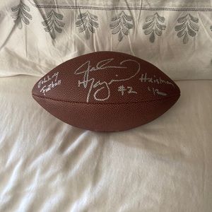 Johnny Manziel signed football 2012